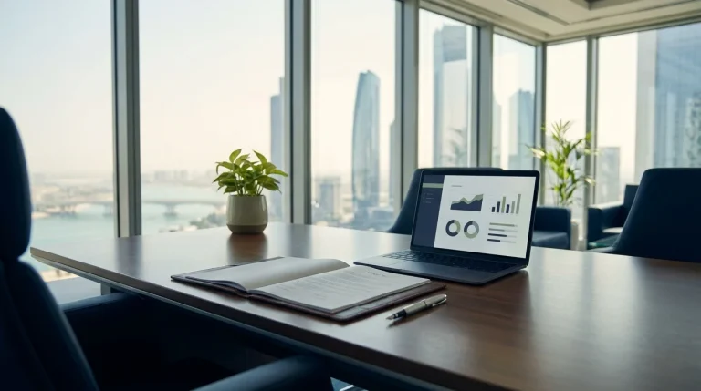 Guide to UAE inheritance law for non-Muslim expats with a will and ADJD registration documents on a desk